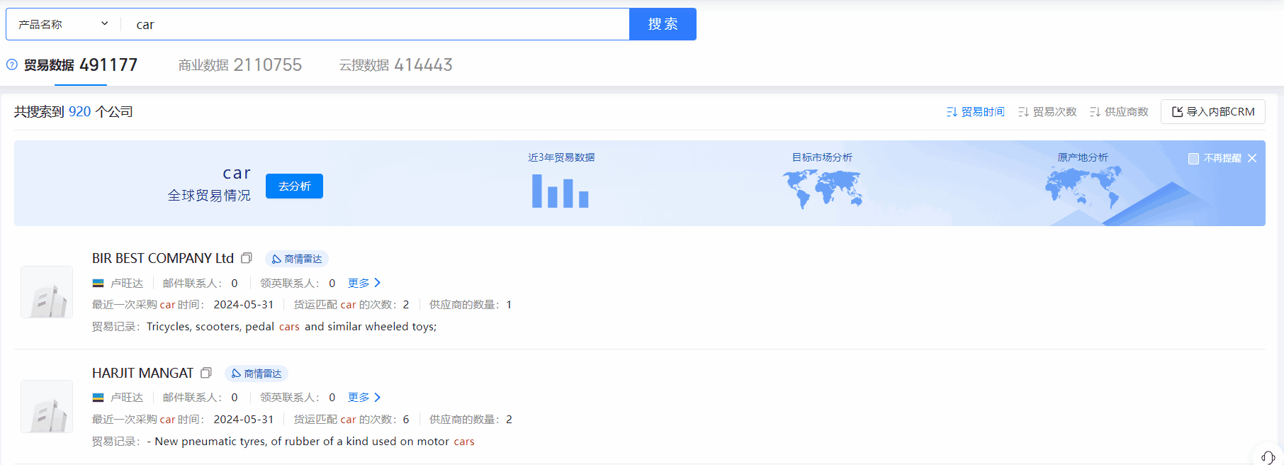 卢旺达海关数据,海关数据,bifa必发海关数据